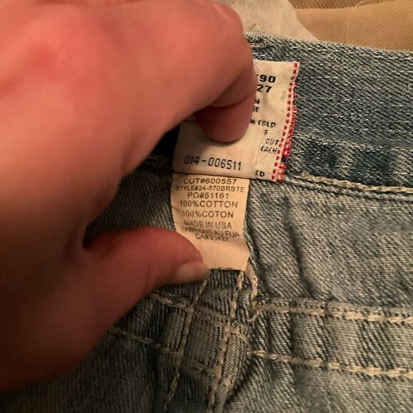 Vintage True Religion Mens Joey Super T Jeans 40 X 32 - Picture 13 of 14